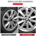 thumbnail image 4 of 4-piece Car Wheel Cover, Bmw Logo 68mm Wheels, Center Wheel Cover Rim Logo Blue And White Rim Badge, 4 of 4
