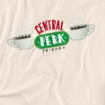 thumbnail image 3 of Friends Central Perk Logo Women's Graphic T-Shirt Rolled Sleeve Tee, 3 of 6