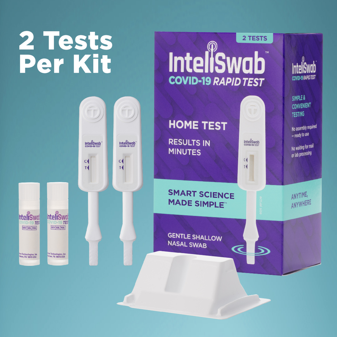 OraSure InteliSwab, at-Home COVID-19 Rapid Antigen Test, 2 Tests - image 9 of 10