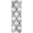 thumbnail image 3 of SAFAVIEH Adirondack Bailey Geometric Runner Rug, Ivory/Charcoal, 2'6" x 8', 3 of 11