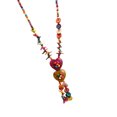 thumbnail image 6 of Eease Boho Wood Beaded Statement Necklace for Women (Mixed Color), 6 of 6