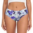 thumbnail image 1 of Balery Butterflies Ropa Interior de Algodón para Mujer con Dibujo – Braguitas Cómodas y Elásticas, Estilo Clásico-XX-Large, 1 of 6