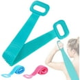 thumbnail image 4 of Under 10$ Silicone Back Body Scrubber Bath Shower Towel,Back Cleaning Shower Strap,Silicone Body Brush, Body Wash Silicone Scrubber Belt for Men Women, Easy to Clean, 4 of 9