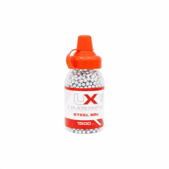 UMAREX .177 Precision Steel BBs for Airguns, Silver, 1500 Count