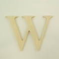 thumbnail image 4 of Package of 1, 10 Inch X 3/4" Thickness Baltic Birch Wood Letter W in The Times New Roman Font, Thick, Upper Case for Art & Craft Project, Made in USA, 4 of 4
