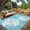 Light blue/white, variant on Danolapsi Patio Rugs Outdoor 8x10 Waterproof Reversible Plastic Straw Rug Modern Patio Carpet, Foldable Lightweight RV Camping Mat with Portable Bag & 4 Stakes, UV Resistant & Sturdy for Picnic,Backy