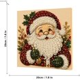 thumbnail image 2 of Christmas Pearl Art Diamond Painting Kit with Inner Frame for Adults & Beginners, 3D Holiday Gem Art Mosaic Craft, DIY Festive Home Wall Decor & Christmas Gift，Classic Santa Claus, 2 of 7