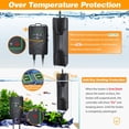 thumbnail image 2 of Tawatiler Aquarium Heater 1000W for 120-300 Gal, Fish Tank Heater with Intelligent Leaving Water Automatica Stop Heating and Overheating Protection, for Freshwater & Saltwater, 2 of 8