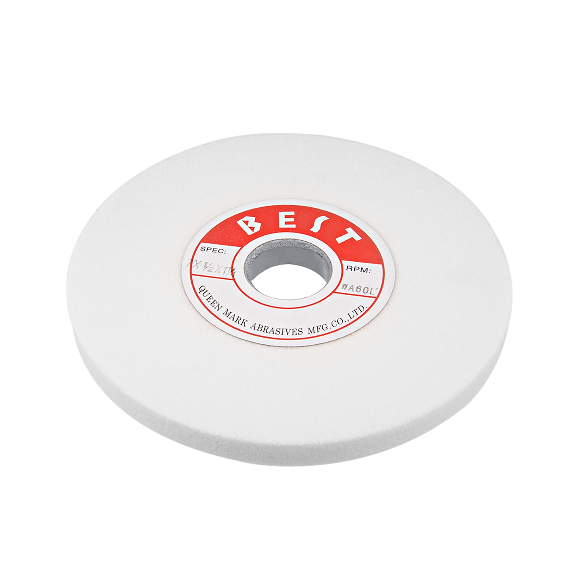 6-Inch Bench Grinding Wheels White Aluminum Oxide 60 Grit for Surface Grinding 