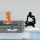thumbnail image 2 of Escultura Antigua De Cabeza De Isla De Pascua, Retrato De Resina Y Estatua De Pensador Abstracto, Decoración Para Mesa, Sala De Estar, Dormitorio, Oficina, Estantería., 2 of 8