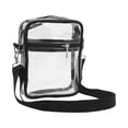 thumbnail image 1 of Clear Bags Stadium Approved, Lightweight Multi Purpose Zipper Closure Clear Purse  For Sports Events For Men Women, 1 of 8