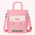 thumbnail image 1 of Mochilas informales de nailon con cremallera para adolescentes de gran capacidad con asa para niños, 1 of 4