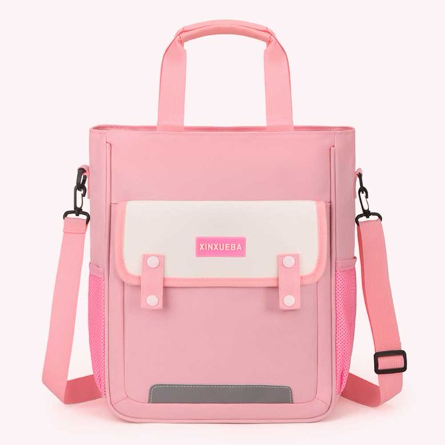 Mochilas informales de nailon con cremallera para adolescentes de gran capacidad con asa para niños
