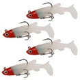 thumbnail image 1 of Señuelos con forma de pez de 4 piezas para lubina, 1 of 3