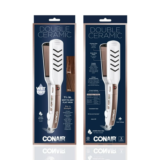 Wet Dry Plancha Conair Turmalina Y Ceramica Plancha Conair