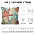 thumbnail image 6 of Nawypu  Set of 4 Throw Pillow Covers Beach Starfish and Summer is My Happy Place Rhinestone Decorative Pillow Cases Home Decor Square  Pillowcases, 6 of 6