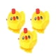 thumbnail image 2 of 3 piezas juguete de cuerda con forma de pollito de plástico, 2 of 3