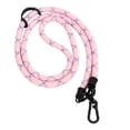 thumbnail image 1 of 10MM Cell Phone Lanyard, Metal Polyester Adjustable Shoulder Strap Around Neck Strap for Most Smartphones, 1 of 8