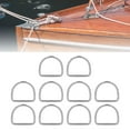 thumbnail image 4 of 10Pcs 3mm D Rings,316 Stainless Steel Metal Half Round Rings for Surfboard Kayak Accessories, 4 of 8