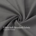 thumbnail image 3 of GARITIN Brushed Microfiber Full 4-Piece Bed Sheets Set, 90GSM Ultra-Soft Breathable Bedding with 2 Pillowcases, 14-Inch Deep Pocket Fitted Sheet, Shrinkage Fade Wrinkle Resistant Easy Care, Grey, 3 of 11