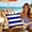 001 Blue, variant on Decorative Outdoor Solid Waterproof Striped Throw Pillow Covers Polyester Linen Garden Farmhouse Cushion Cases for Patio Tent Balcony Couch Sofa 18x18 inch