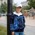 thumbnail image 2 of Pzuqiu Wolf Boys Hoodies 11-13 Comfortable Full Zip Hooded Kids Sweatshirt Lightness Soft Long Sleeve Jacket Outfits Fleece Hooded Clothes with Pocket for Boys Teens Youth, 2 of 6