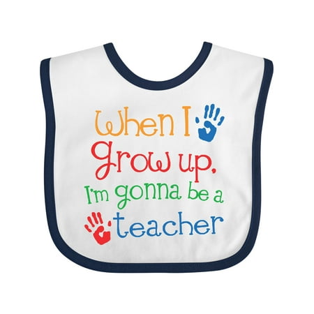 

Inktastic Future Teacher in Training Gift Baby Boy or Baby Girl Bib