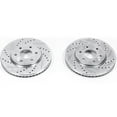 thumbnail image 2 of Power Stop Front Pair of Drilled and Slotted Brake Rotors JBR1166XPR, 2 of 4