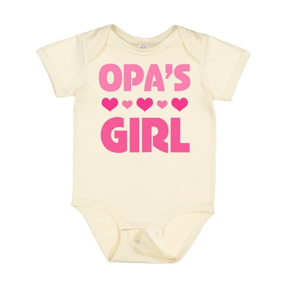 Inktastic Opa's Girl Granddaughter Girls Baby Bodysuit