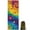 Colorful Circular Pattern, variant on Colorful Paint Splash Burst Hot Yoga Mat Towel Non Slip for Hot Yoga - Quick-Drying Yoga Mat Cover with 4 Corner Pockets with Travel Bag - Hot Yoga Towel Non Slip Grip Moisture Wicking Sweat 70"x26"