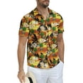 thumbnail image 4 of Iceglad Men's Hawaiian Shirt Short Sleeve Casual Button Down Shirt for Men Printed Summer Beach Shirt, 4 of 5