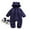 Navy, variant on UAMVSH Newborn Winter Clothes Baby Boy Girl Snowsuit Cute Ears Long Sleeve Hooded Double Zipper Romper Warm Footed Outwear for Infant