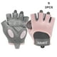 thumbnail image 5 of Advancent 2 uds guantes de fitness mancuernas ajustables transpirables medio dedo guante al aire libre mitones para levantamiento de pesas rosa S Type2 NO2, 5 of 6