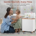 thumbnail image 4 of SereneLife SLTLR660W Rectangular Bucket-Large Capacity Single Touch Towel & Blanket Warmer with Built-in WiFi Capability (Natural), 4 of 7