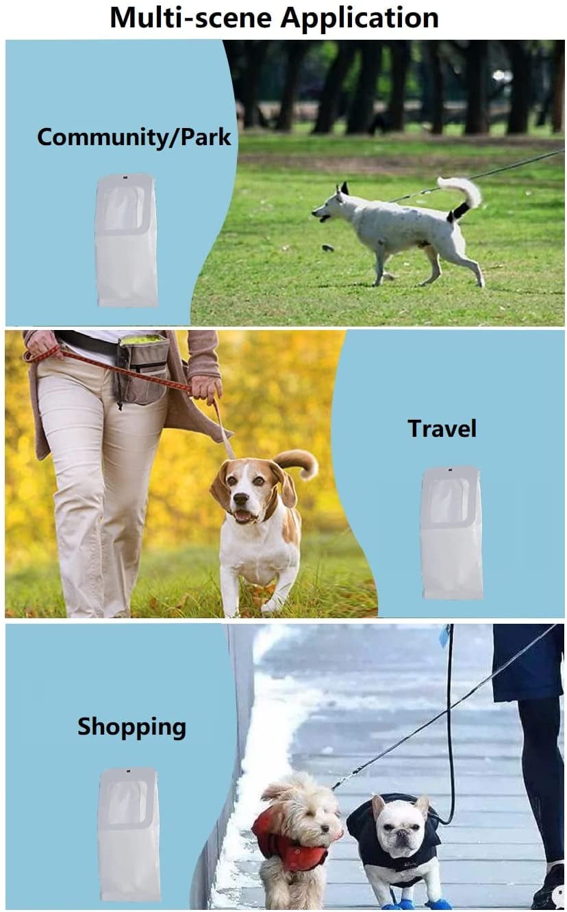 LZSOMPK Dog Poop Bag Holder Poop Bag Dispenser for Dog Waste Bags Includes 1 Roll 15 Bags