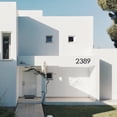 thumbnail image 2 of House Numbers Pantaqi, aluminio negro mate moderno de 8 pulgadas, 2 of 6