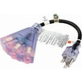 thumbnail image 1 of WWS-Outdoor Extension Cord with 3 Outlets 1 Foot 14 Gauge, Lighted End, 1 of 4