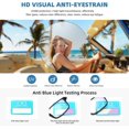 thumbnail image 4 of JAWSOCK 4 Pack Reading Glasses Blue Light Blocking for Men Women,Rectangular Frame Computer Readers with Spring Hinge, 4 of 8