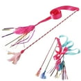 thumbnail image 3 of Cat Wand Funny Ribbon Interactive Tassel Cat Teaser Cat Toy Kitten Toy, 3 of 10
