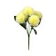 thumbnail image 4 of Ramo falso de seda Monstrate 5 cabezas flores de peonía decoración del hogar bodas blanco, 4 of 6
