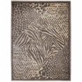 thumbnail image 1 of Radici 3808-0013-BROWN Garda Rectangular Animal Print Rugs, Brown - 2 ft. 2 in. x 7 ft. 7 in., 1 of 1