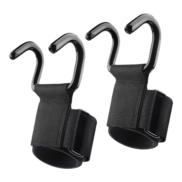 Gancho de levantamiento de pesas agarre de peso para hombres Mujeres equipos antislips Levantando guante de gimnasia para la muñeca para levantar la 1 par