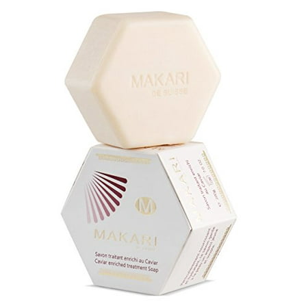 Makari Classic Caviar Enriched Treatment Soap 7.0 oz - Moisturizing & Brightening Bar Soap for Face & Body - Anti-Aging Cleanser Combats Dryness, Dullness, Wrinkles &