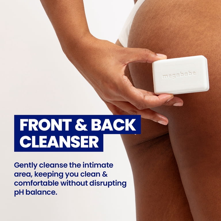 Megababe Bidet Bar, pH Balanced Feminine Cleansing Bath Soap, 4.5