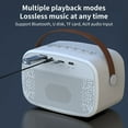 thumbnail image 6 of LACKUST Bluetooth 5.3 Wireless Audio LED Cool Light Effect Sound Quality Clear Surround Sound Effect Multiple Play Modes Large Capacity Battery Bluetooth Audio,White, 6 of 8