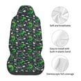 thumbnail image 5 of Vsdgher Dinosaur and Bone Automotive Seat Covers for Cars Trucks and SUVs – Car Seat Covers for Truck Seat Protectors Set of 2, 5 of 7