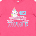 thumbnail image 4 of Inktastic Most Magical Goddaughter- Cute Unicorn Youth T-Shirt, 4 of 5