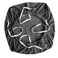 thumbnail image 4 of Fundas para sillas de oficina, protector de cojín de asiento, protector de muebles, lavable a máquina Gris oscuro, 4 of 8
