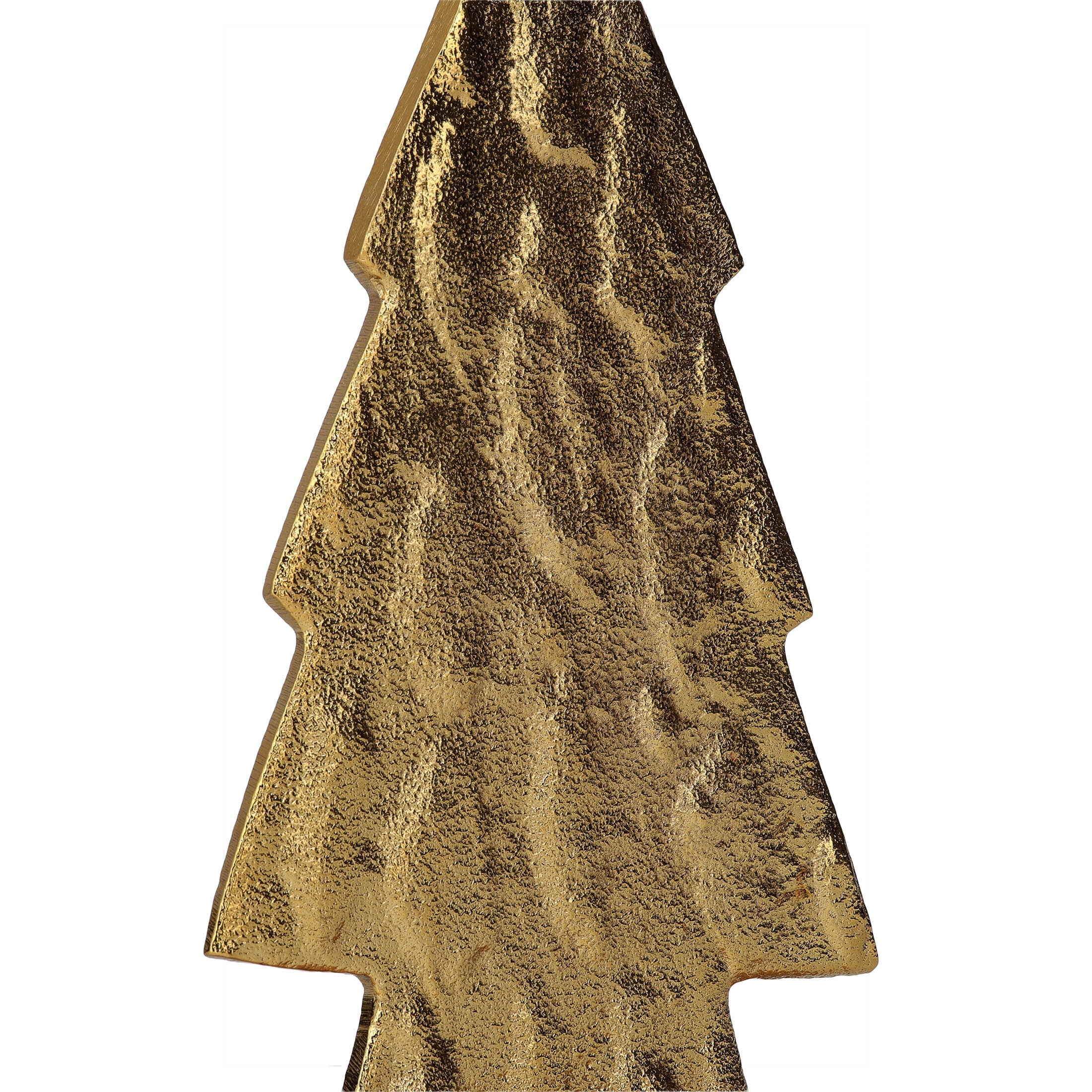 Aluminum Tree Christmas Decoration, Gold, 8.8", by Holiday Time