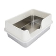 thumbnail image 1 of Caja de de acero para gatos inoxidables, Caja de Metálica Grande y Cerra, 1 of 7